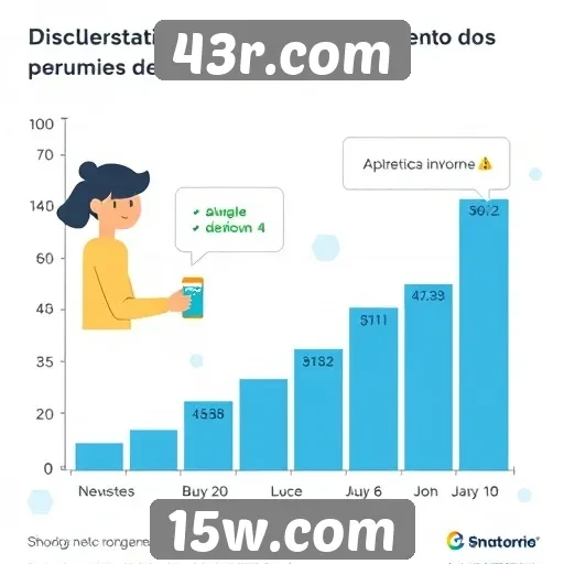 Estatísticas de engajamento dos usuários no 43r.com